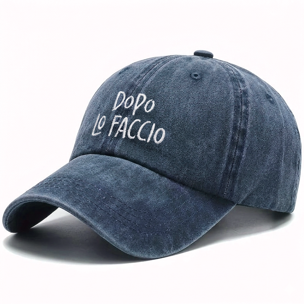 Cappellino Ricamato – Dopo lo faccio
