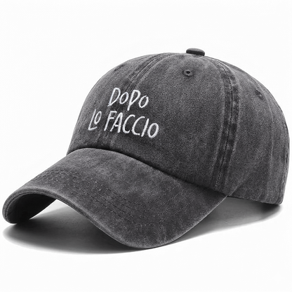 Cappellino Ricamato – Dopo lo faccio