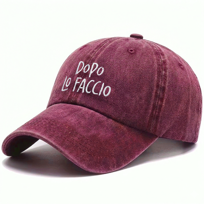Cappellino Ricamato – Dopo lo faccio