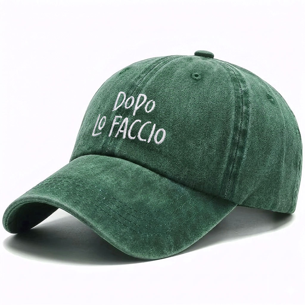 Cappellino Ricamato – Dopo lo faccio