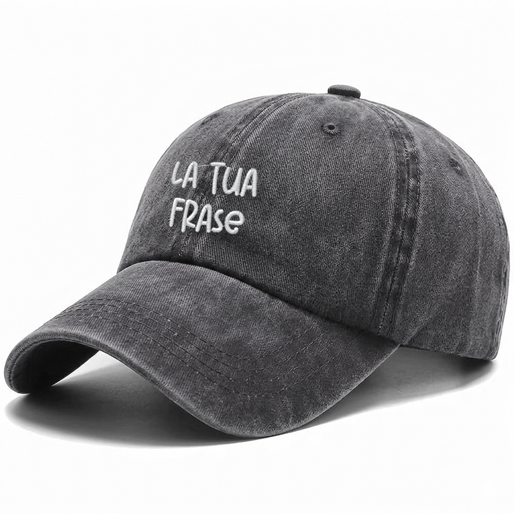 Cappellino Ricamato – Frase personalizzata