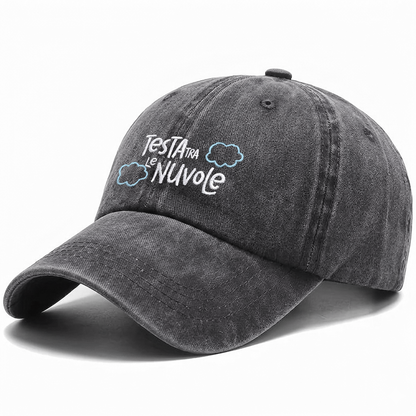 Cappellino Ricamato – Testa tra le nuvole