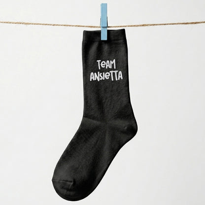 Calzini ricamati - Team ansietta