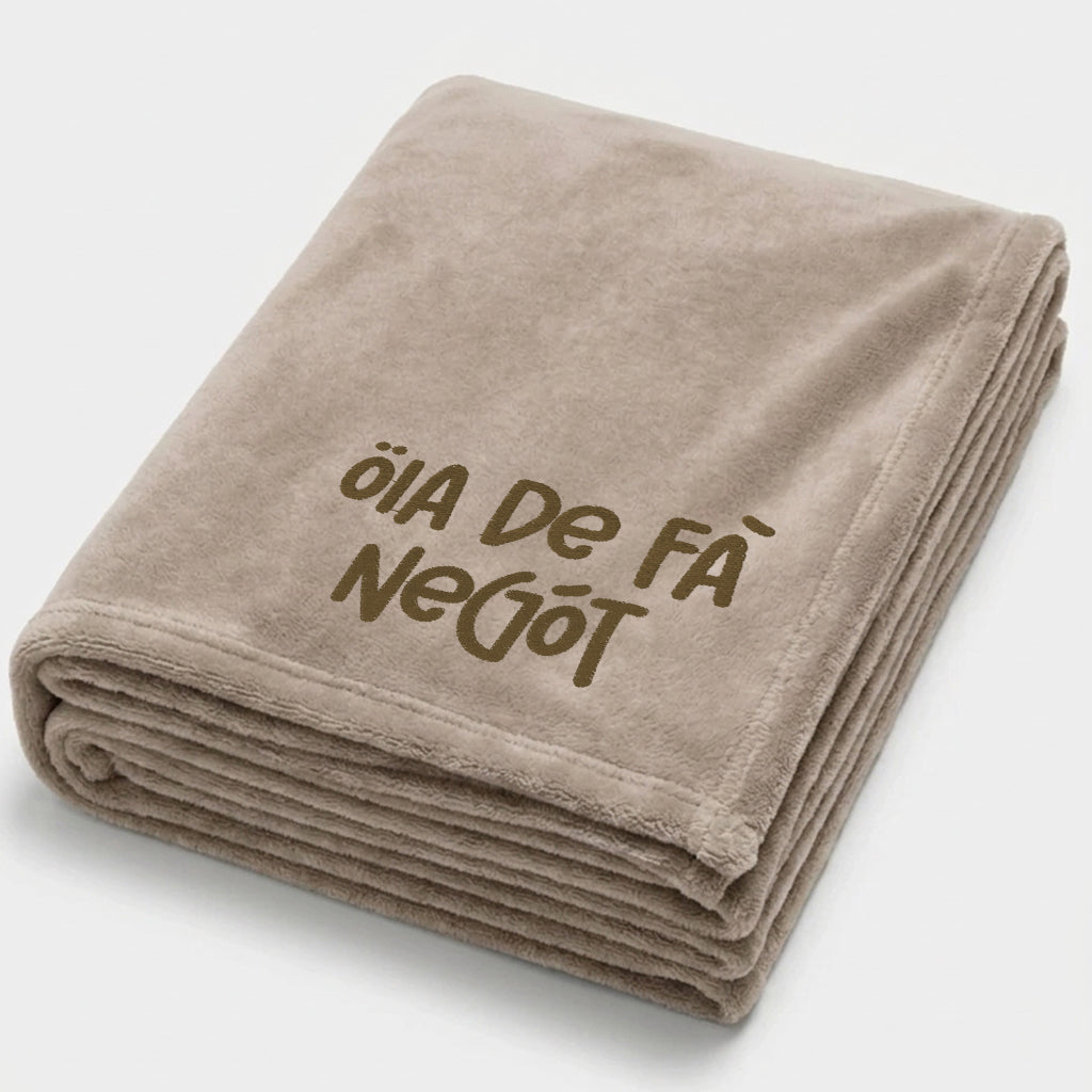 Coperta ricamata - öia de fà negot