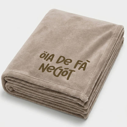Coperta ricamata - öia de fà negot