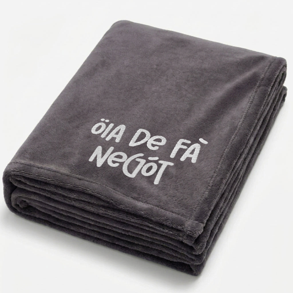 Coperta ricamata - öia de fà negot