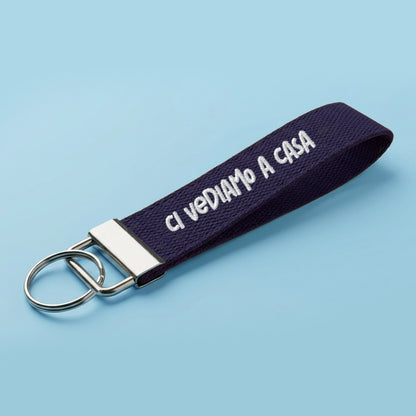 Portachiavi Ricamato – Ci vediamo a casa