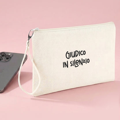 Pochette Ricamata – Giudico in silenzio