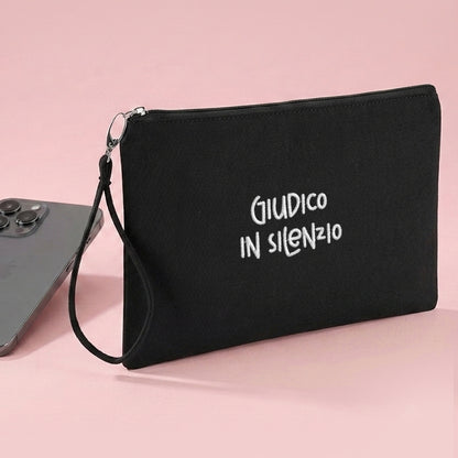 Pochette Ricamata – Giudico in silenzio