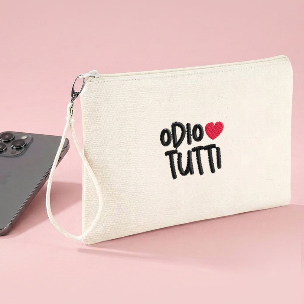 Pochette Ricamata – Odio tutti ❤️