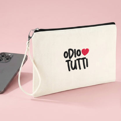 Pochette Ricamata – Odio tutti ❤️