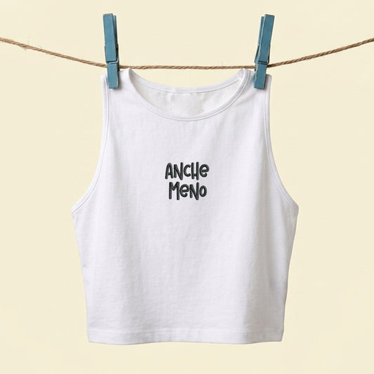Crop Top ricamato – Anche meno