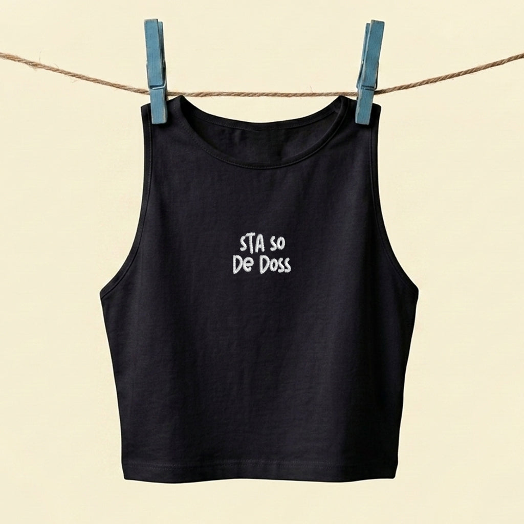 Crop Top ricamato – Sta so de doss