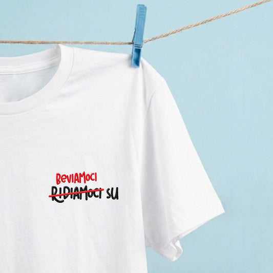 T-shirt ricamata – Beviamoci su