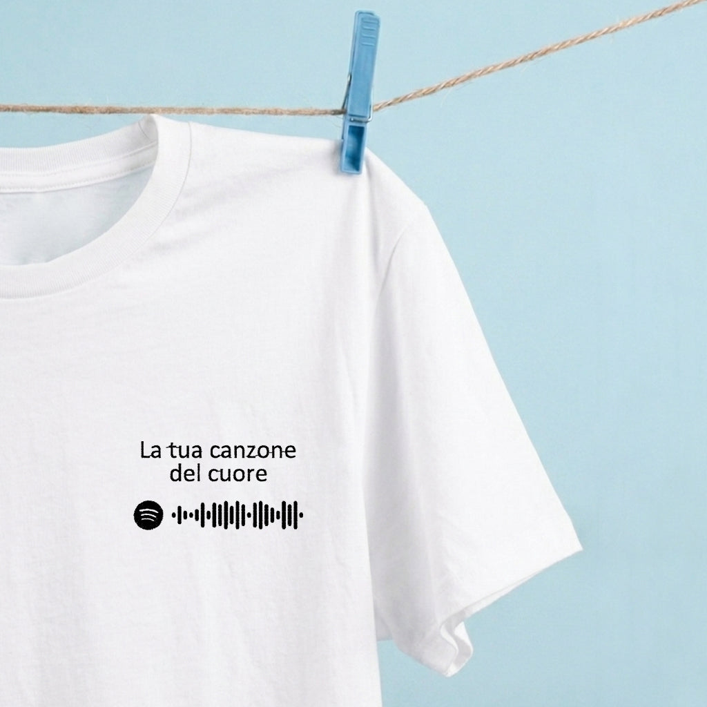 T-shirt con Ricamo Personalizzato – Canzoni