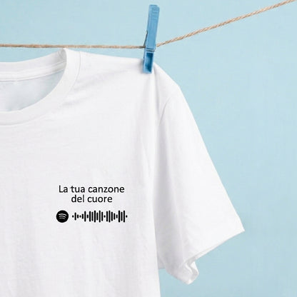 T-shirt con Ricamo Personalizzato – Canzoni