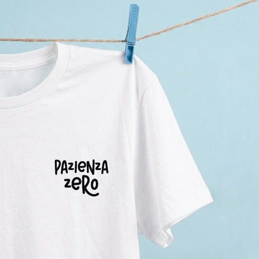 T-shirt ricamata – Pazienza Zero