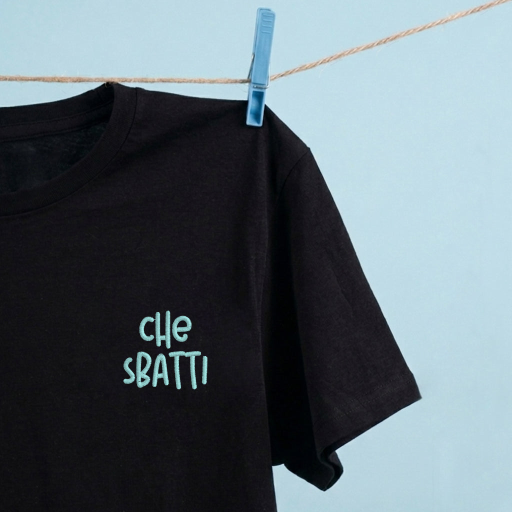 T-shirt ricamata – Che sbatti